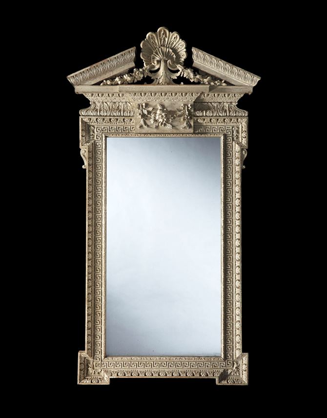 A rare carved mirror retaining its original paint | MasterArt